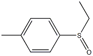 p-Tolyl ethyl sulfoxide Struktur