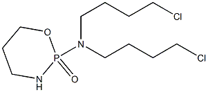 Tetrahydro-2-[bis(4-chlorobutyl)amino]-2H-1,3,2-oxazaphosphorine 2-oxide Struktur