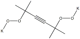 2,5-Dimethyl-2,5-bis(potassioperoxy)-3-hexyne Struktur