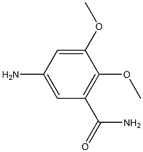 3-Amino-5,6-dimethoxybenzamide Struktur