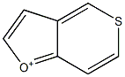 Thiopyrano[4,3-b]furylium Struktur