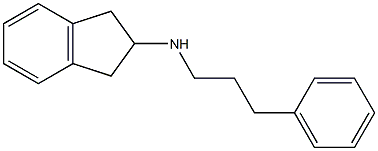 2,3-Dihydro-N-(3-phenylpropyl)-1H-inden-2-amine Struktur