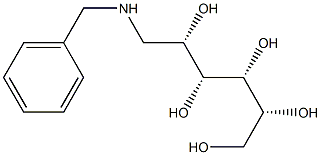 1-(Benzylamino)-1-deoxy-D-glucitol Struktur