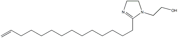 2-(13-Tetradecenyl)-2-imidazoline-1-ethanol Struktur