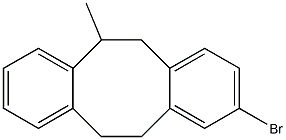 9-Bromo-5,6,11,12-tetrahydro-5-methyldibenzo[a,e]cyclooctene Struktur