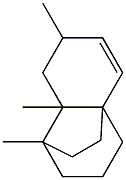 1,2,4-Trimethyltricyclo[5.3.2.02,7]dodec-5-ene Struktur