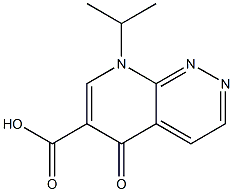 8-Isopropyl-5,8-dihydro-5-oxopyrido[2,3-c]pyridazine-6-carboxylic acid Struktur