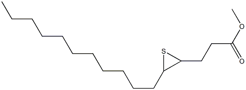 4,5-Epithiopalmitic acid methyl ester Struktur