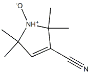 2,2,5,5-Tetramethyl-3-cyano-3-pyrroline 1-oxide Struktur