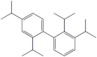 2,3,2',4'-Tetraisopropyl-1,1'-biphenyl Struktur