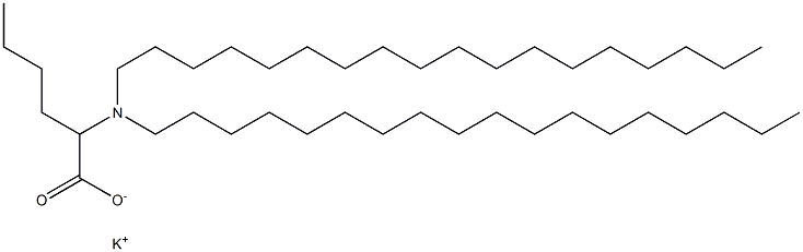 2-(Dioctadecylamino)hexanoic acid potassium salt Struktur