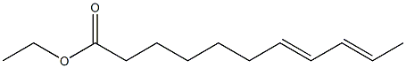 7,9-Undecadienoic acid ethyl ester Struktur