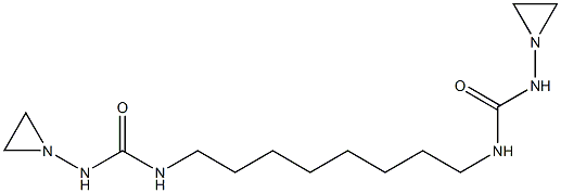 1,1'-Octamethylenebis[3-(1-aziridinyl)urea] Struktur