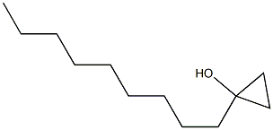 1-Nonylcyclopropanol Struktur