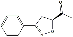 (5S)-5-Acetyl-3-phenyl-2-isoxazoline Struktur