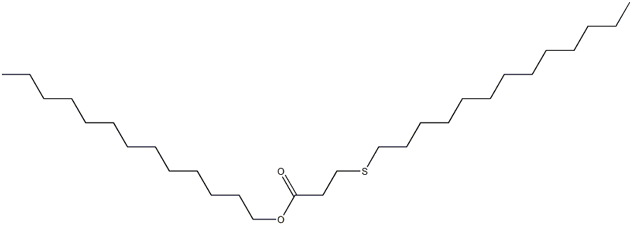 3-(Tridecylthio)propionic acid tridecyl ester Struktur