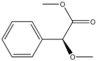 (2S)-2-Methoxy-2-phenylacetic acid methyl ester Struktur