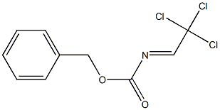 N-(2,2,2-Trichloroethylidene)carbamic acid benzyl ester Struktur