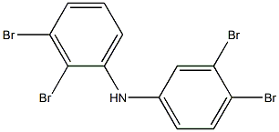 2,3-Dibromophenyl 3,4-dibromophenylamine Struktur