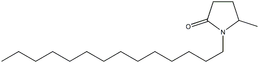 5-Methyl-1-tetradecyl-2-pyrrolidone Struktur