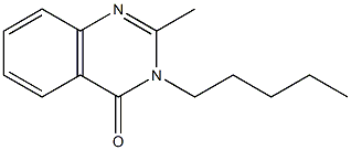 2-Methyl-3-pentylquinazolin-4(3H)-one Struktur