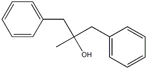 2-Methyl-1,3-diphenyl-2-propanol Struktur