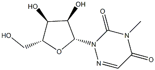 3-Methyl-6-azauridine Struktur