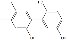 4',5'-Dimethyl-1,1'-biphenyl-2,2',5-triol Struktur