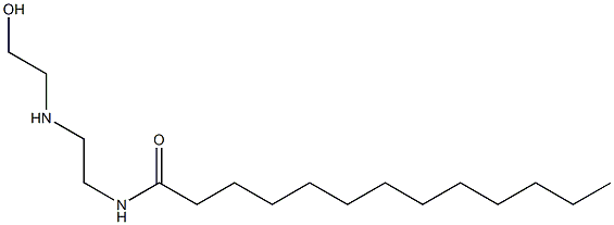 N-[2-[(2-Hydroxyethyl)amino]ethyl]tridecanamide Struktur