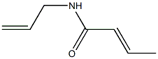 N-(2-Propenyl)-2-butenamide Struktur