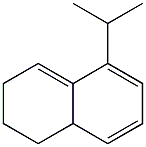 1,2,3,8a-Tetrahydro-5-isopropylnaphthalene Struktur