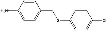 4-[[(4-Chlorophenyl)thio]methyl]aniline Struktur