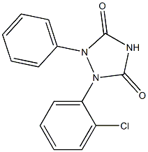 1-(2-Chlorophenyl)-2-phenyl-1,2,4-triazolidine-3,5-dione Struktur