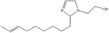 2-(7-Nonenyl)-3-imidazoline-1-ethanol Struktur