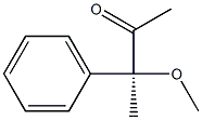 [S,(+)]-3-Methoxy-3-phenyl-2-butanone Struktur