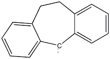 10,11-Dihydro-5H-dibenzo[a,d]cycloheptene-5-ylideneradical Struktur