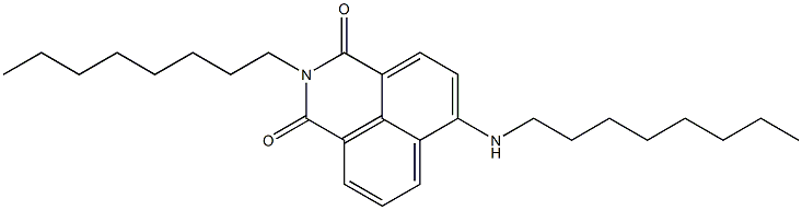 2-Octyl-6-(octylamino)-1H-benzo[de]isoquinoline-1,3(2H)-dione Struktur