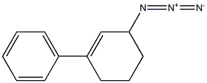 3-Azido-1-phenyl-1-cyclohexene Struktur