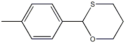 2-(4-Methylphenyl)-1,3-oxathiane Struktur