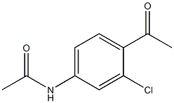 4'-Acetylamino-2'-chloroacetophenone Struktur