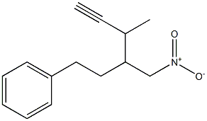 3-Methyl-4-nitromethyl-6-phenyl-1-hexyne Struktur