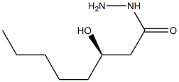 [R,(-)]-3-Hydroxyoctanoic acid hydrazide Struktur