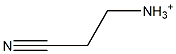 2-Cyanoethanaminium Struktur