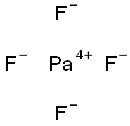 Protactinium(IV) tetrafluoride Struktur