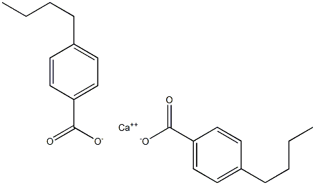 Bis(4-butylbenzoic acid)calcium salt Struktur