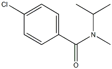 N-Methyl-N-isopropyl-4-chlorobenzamide Struktur