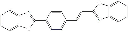 2-[4-[2-(Benzoxazol-2-yl)ethenyl]phenyl]benzoxazole Struktur