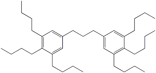 5,5'-(1,3-Propanediyl)bis(1,2,3-tributylbenzene) Struktur