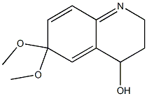 2,3,4,6-Tetrahydro-4-hydroxy-6,6-dimethoxyquinoline Struktur