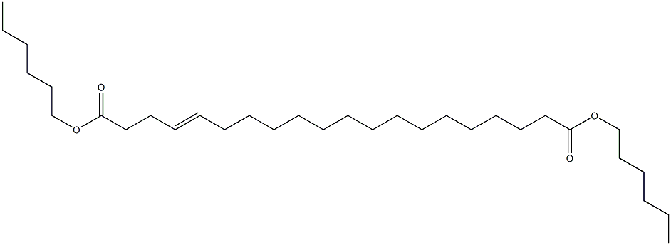 4-Icosenedioic acid dihexyl ester Struktur